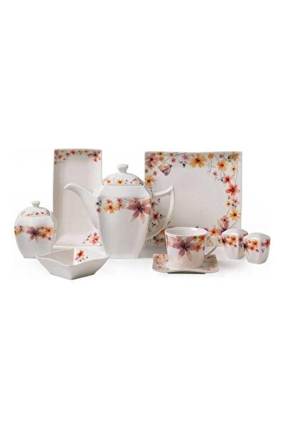 KORKMAZ A8594 Link Collection Kare Kahvaltı Takımı 30 Parça