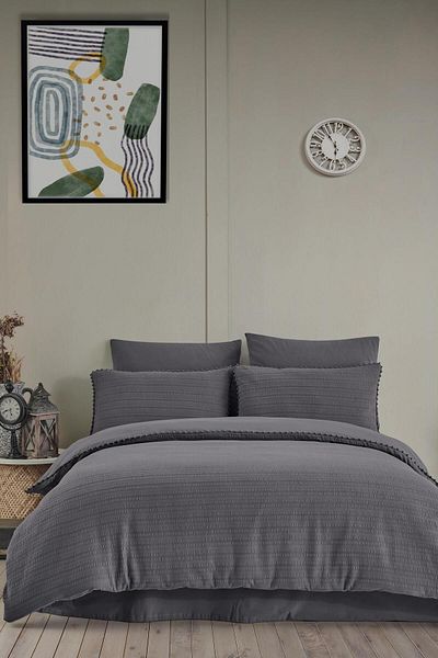 Altınbaşak Double Emboss Shadows Duvet Cover Set