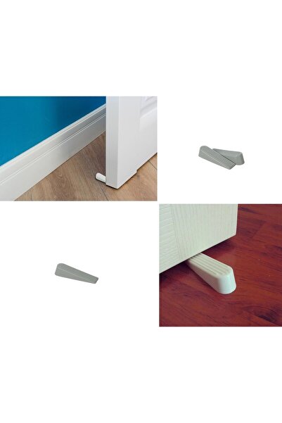 HomeCare Gri 2 Adet Kauçuk Kapı Stoperi 716404