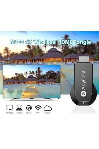 Anycast M9 Plus -4 K-wifi Ekran Tv Dongle,görüntü Aktarıcı Hdmı