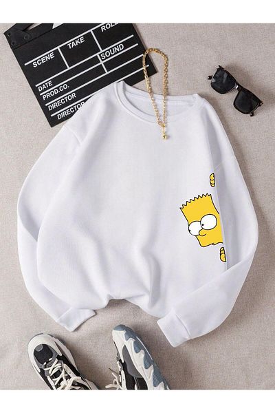 BENROMA Sipson Printed Unisex Παιδικό Φούτερ - Crew Neck