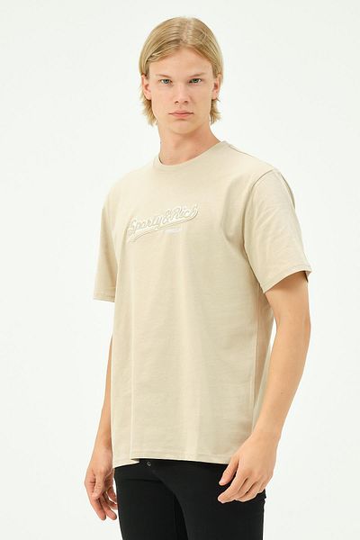Rich Men's Embroidery Printed Sports Oversize T-Shirt