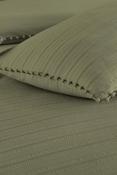 Altınbaşak Emboss Verde Double Duvet Cover