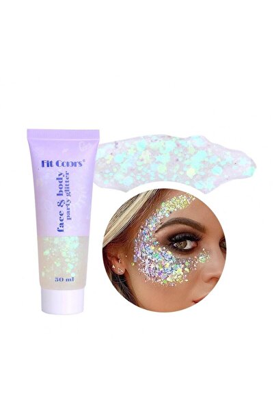 pazariz Makyaj Sim Göz Çevresi Yüz Ve Vücut Parlatıcı Sim Glitter Jel 50 Ml