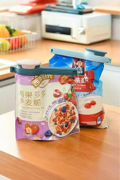 Sezka Life Plastic Food Storage Clip - Sealing, Closing Snack Bag Clip, Vacuum