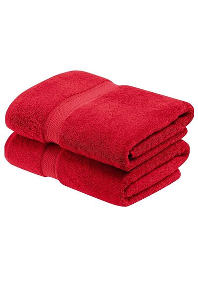 Özdilek 90x150 cm 2-Piece Shower Towels - 100% Cotton Bath Towels