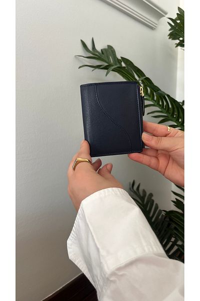 Garniy Genuine Leather Zippered Card Holder 3702