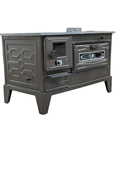 recep sobaları Yeni Model Şömine Camlı Demirdöküm Lüx Kuzine Fırınlı Soba