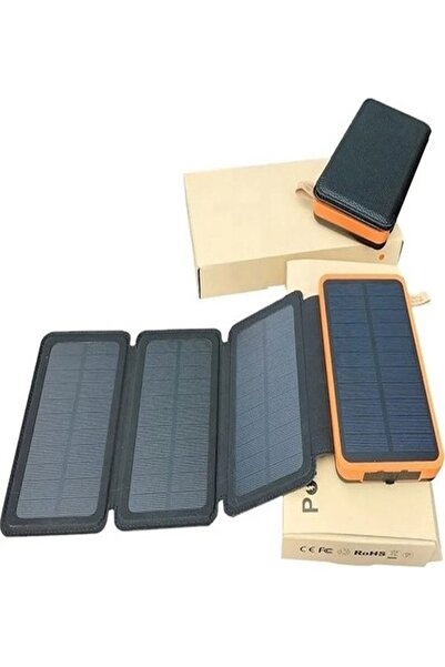 Angel Eye Powerbank Güneş Enerjili 20000 Mah 6 Led Işık Powerbank
