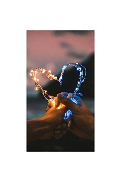 pazariz 3mt Peri Rgb 30 Led Pilli Noel Parti Yılbaşı Ağaç Dekoratif Aydınlatma Lambası Animasyonlu Süsleme