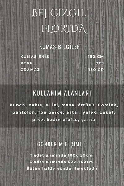 DON Q SHOT Bej Pamuk Polyester Likralı Kumaş %45 Pamuk %45 Polyester %100 Likra