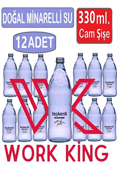 taşkesti Cam Şişe Içme Suyu 0,330ml 12×2