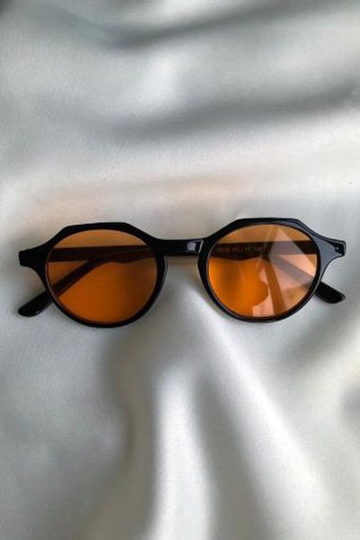 DSN Veldan Unisex Orange Sunglasses