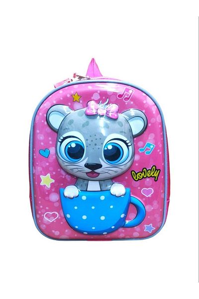 Dadacuq Lovely Girl's Embossed Kindergarten Bag 8270