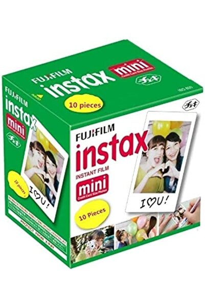 Fujifilm 10 × ورق صور بحافة بيضاء 10 قطع لفيلم كاميرا فوجي إنستاكس ميني 10 أو...