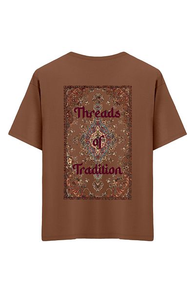 Mounte Bianca Unisex Threads - Oversize T-Shirt