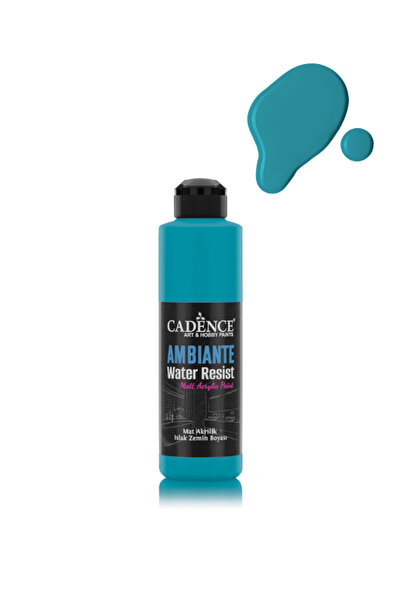 Cadence Ambiante Islak Zemin Boyası AW40 Turkuaz 250ML + Katalizör 10GR