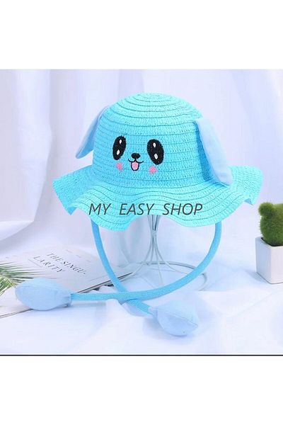 My Easy Shop Pălărie de paie pentru copii cu mișcare și sunet