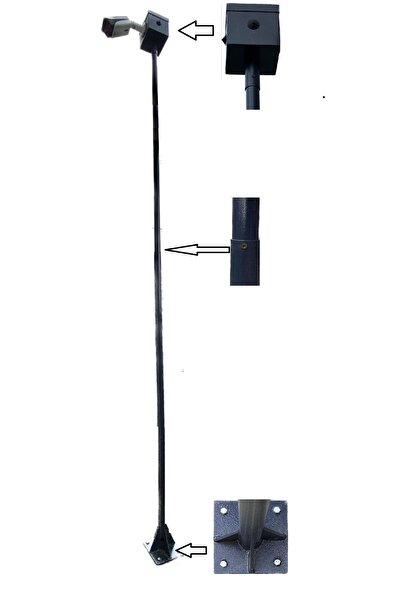 GAE Kamera Direği / Teleskopik Kamera Ayağı / 3 Metre
