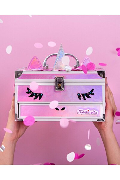Martinelia Unicorn Kız Çocuk Büyük Boy Pırıltılı Makyaj Seti