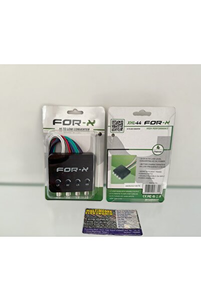 FORAY FOR-XX XHL-44 SES SİSTEMİ 4 KANAL AMFİ DÖNÜŞTÜRÜCÜSÜ