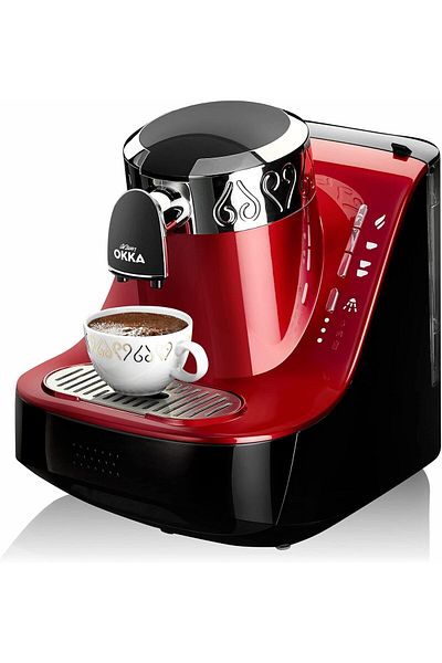 Arzum Okka, Professional Electric Turkish Coffee Maker, Fully Automatic, RED, OK-002-N