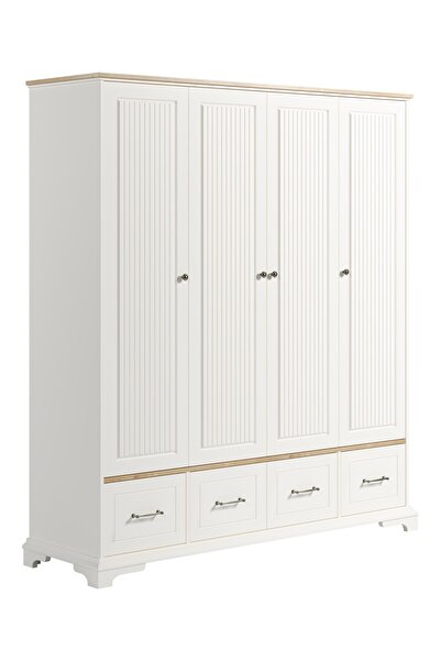 Meltem Valentine Genç Odası Dört Kapılı Dolap