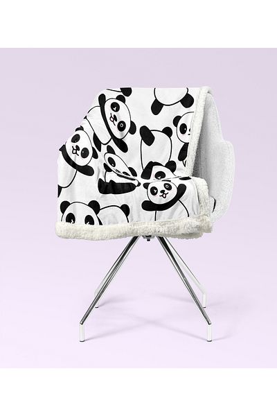 YORKADESIGN Sherpa Patterned Thick Tv Blanket