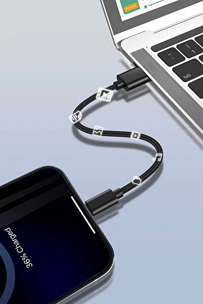 Beatitude Iphone Apple Uyumlu Lightning Sağlam Hızlı Şarj Aleti Kablosu Şarz Kablo Lightning Girişli