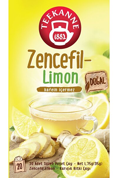 teekanne Zencefil Limon - Karışık Bitki Çayı 20'li