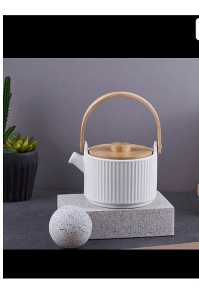 MATMEL 500 ml Lisbone Model Porcelain Teapot - Peroti