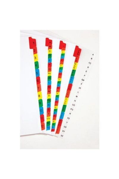 Exxo Plastic A4 Separator Ts105 - 1-5 Number
