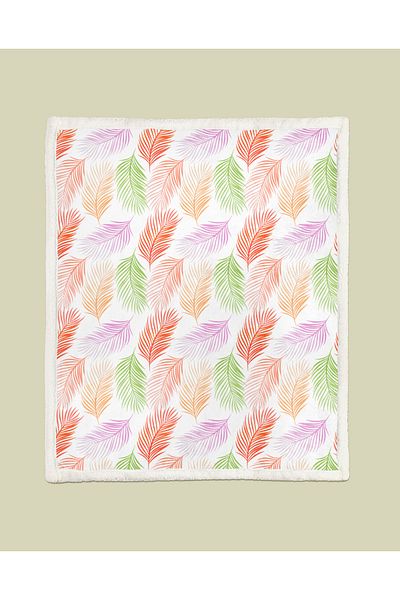 YORKADESIGN Sherpa Patterned Thick Tv Blanket