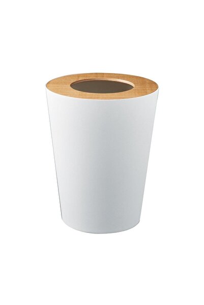 YAMAZAKİ Rin Elips Beyaz Çöp Kovası
