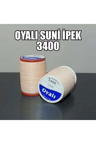 OYALI ΤΕΧΝΗΤΟ ΜΕΤΑΞΩΤΟ Νο: 3400 - Κλωστή κεντήματος με κέντημα 4 στρώσεων