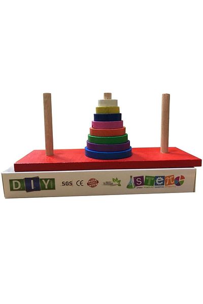 Learning Toys Towers of Hanoi Mathematical Brain Teaser