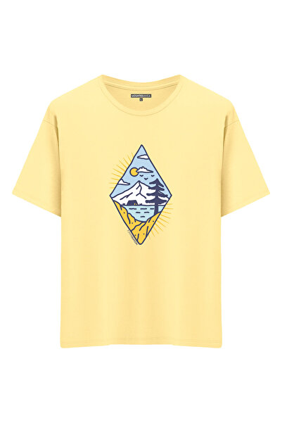 Mounte Bianca Unisex jedan - Oversize kroj T-shirt