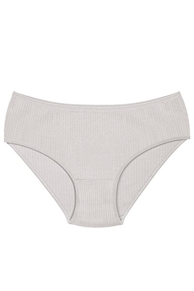 Humaone Women's 100% Cotton 5-Piece High Waist Ribbed Panties