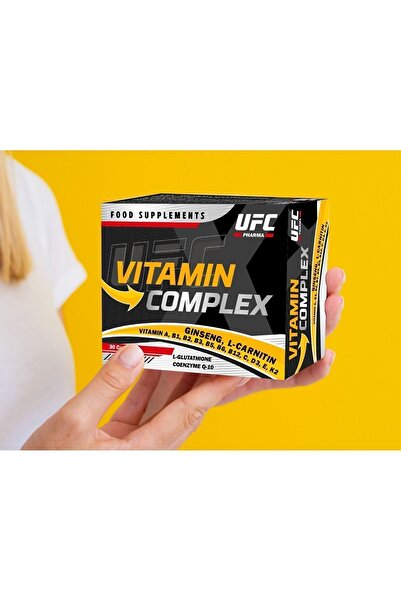 UFC Vitamin Kırmızı Ginseng L-glutatyon L-carnitin Koenzim Q10 Biotin Folik A...