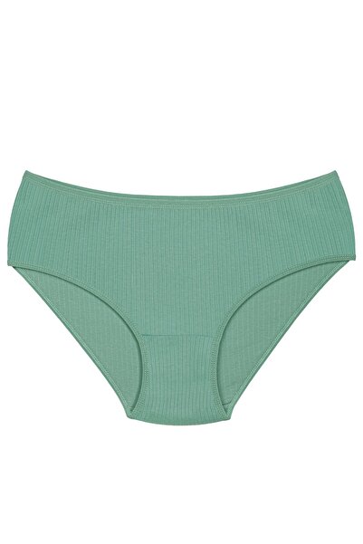 Humaone Women's 100% Cotton 5-Piece High Waist Ribbed Panties