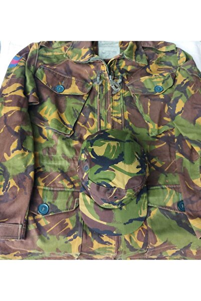 kho military design Falkland Savaşı Üretimi Parka+Şapka Unisex Sıfır Ürün (L-XL)
