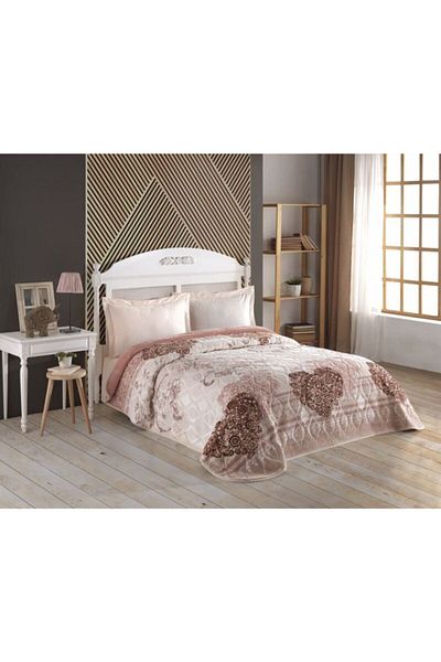 Kristal Tanem Dried Rose Double Blanket