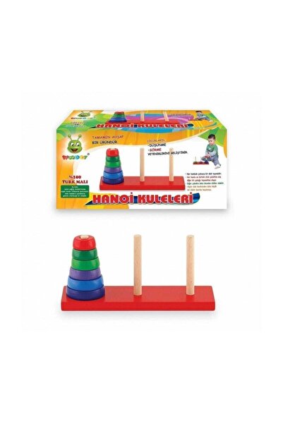 Woody Ahşap Hanoi Kulesi