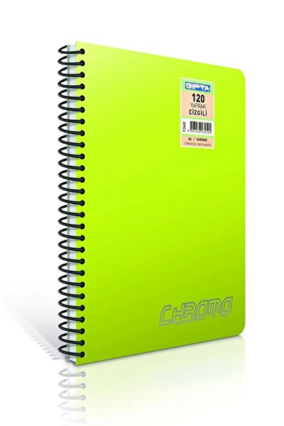 Gıpta جيبتا كرومو سبرل بي بي كي بي كيه دي إف. (A4) - 100 ورقة (خطوط - مربعة) (قطعتان) غلاف جاهز للشحن من المخزن