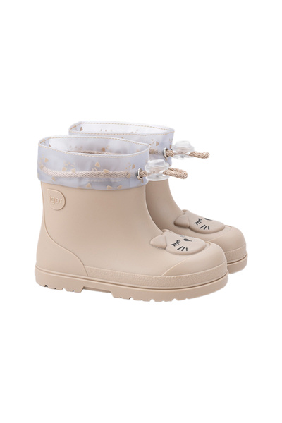 IGOR Mendi Gato Beige Girl's Rain Boots