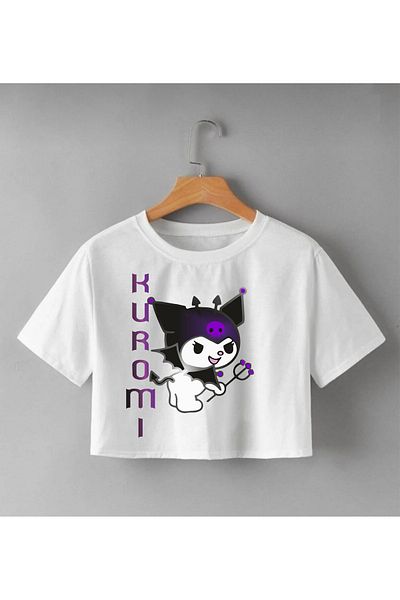 venüsdijital KUROMİ MODEL 2 FATA SPATE IMPRIMAT BEBE COPII CROP