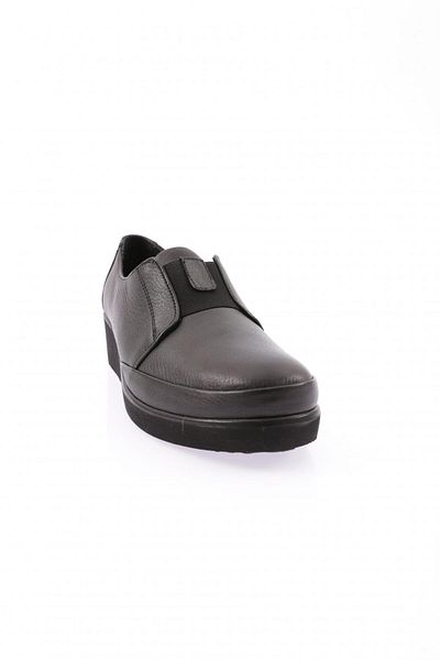DGN Pantofi Confort dama Negru Lurex Piele autentica 2110103217