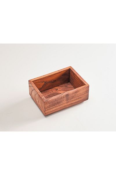 Davi Ahşap Single Compartment Wooden Multi-Purpose Menage and Organizer