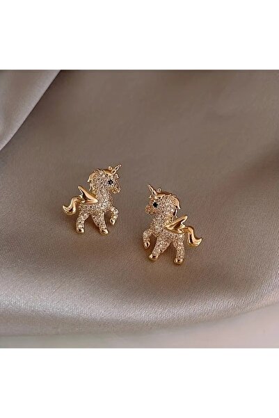 Silpus Unicorn taşlı Küpe