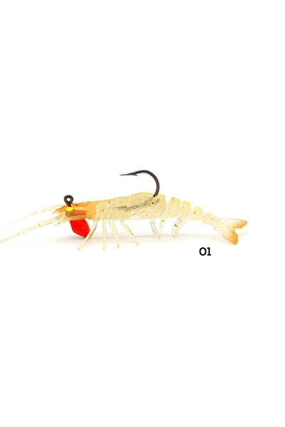 Avlivari 3d Shrimp 6 gr 5,5 Cm Zıplatmalı Silikon Karides